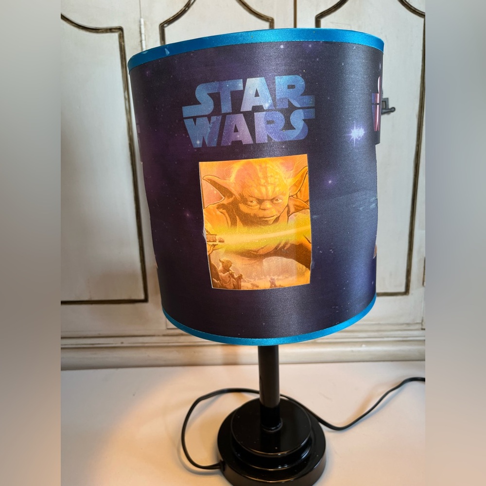 Star Wars Darth Vader, Yoda, Storm Troopers Double Shade Die Cut Table Lamp